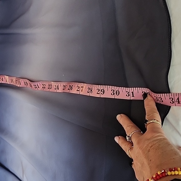 Cato Blue Ombre Swing Dress Knee Length Size Large - Picture 6 of 9